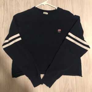 brandy melville cropped sweatshirt